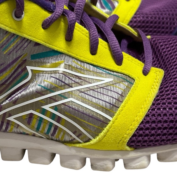 Reebok Realflex Running Shoes Women Size 10 Scream Purple Yellow Graphics - Picture 6 of 12